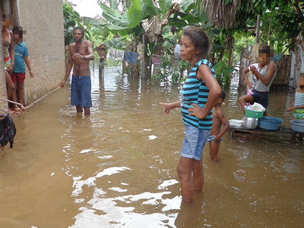 No total 33 famílias ficaram desabrigadas, em Araguanã (Foto: Divulgação/Defesa Civil Araguanã)