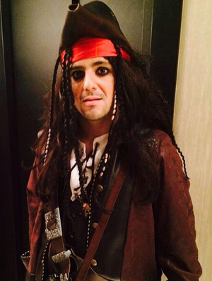 Felipe Massa de pirata (Foto: Reprodução/Instagram) Felipe Massa de pirata (Foto: Reprodução/Instagram)