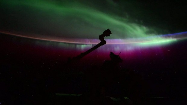 G1 Aurora boreal em imagens raras do espaço notícias em Ciência e Saúde