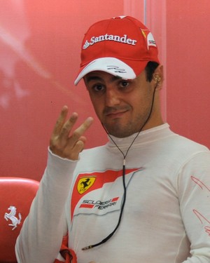 Felipe Massa largará em quinto no GP da Índia, três posições à frente de Fernando Alonso (Foto: AFP)