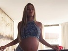 Adriana Sant'ana dança com barrigão de grávida na web