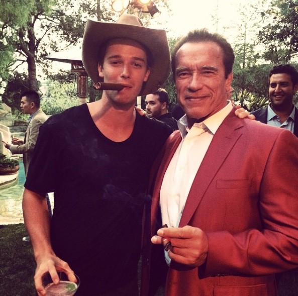 Patrick e Arnold Schwarzenegger (Foto: Instagram)