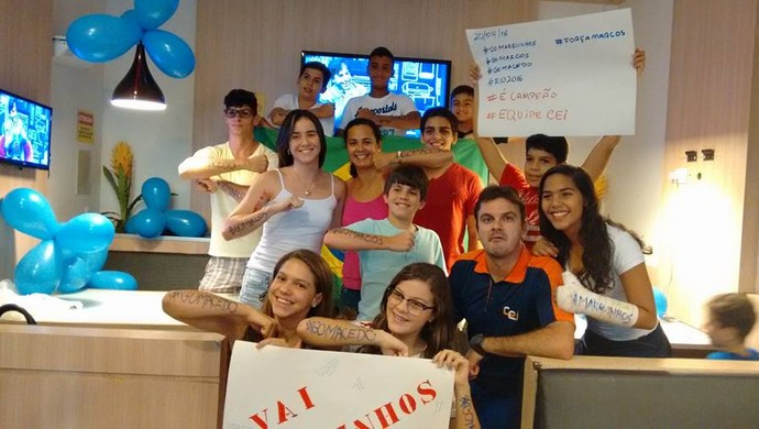 Torcida de Marcos Macedo em Natal (Foto: Divulgação)