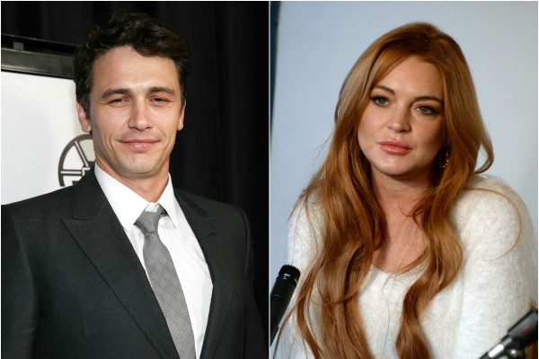 James Franco e Lindsay Lohan (Foto: Getty Images)