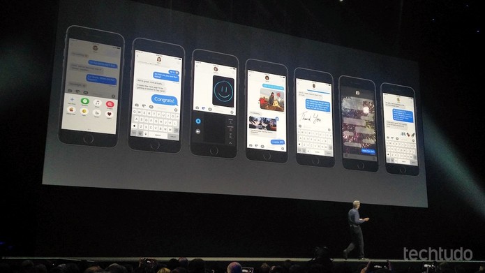 Novos recursos do iMessage (Foto: Fabrício Vitorino/TechTudo)