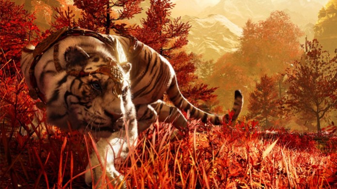 Majestoso tigre aparece em imagens de Far Cry 4 (Foto: The Dark Side of Gaming) (Foto: Majestoso tigre aparece em imagens de Far Cry 4 (Foto: The Dark Side of Gaming)) Majestoso tigre aparece em imagens de Far Cry 4 (Foto: The Dark Side of Gaming) (Foto: Majestoso tigre aparece em imagens de Far Cry 4 (Foto: The Dark Side of Gaming))