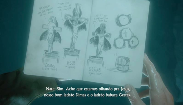 Como resolver o quebra-cabeça de São Dimas em Uncharted 4 (Foto: Reprodução/Felipe Vinha)