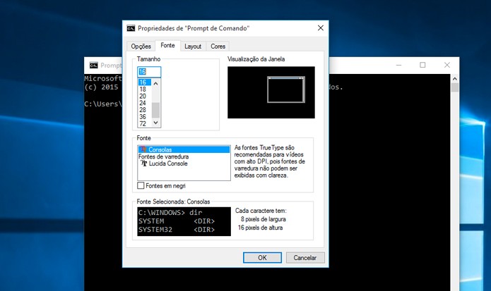 Como Mudar Cor Fonte E Layout Do Prompt De Comando Do Windows