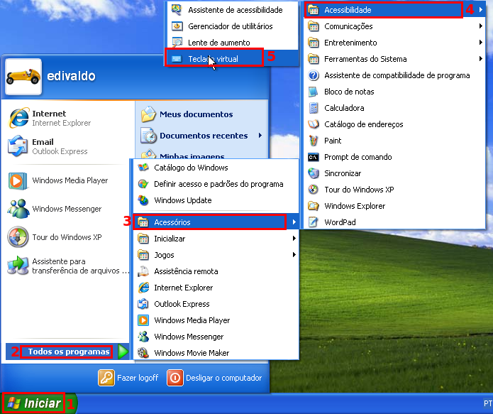 Como Ativar Teclado Virtual Windows 7