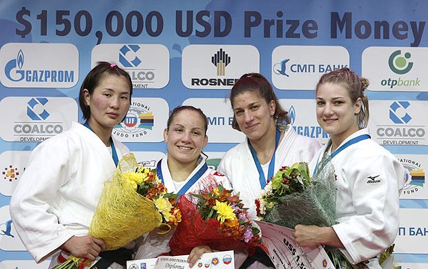 Maria Portela no grand slam de moscou de judô (Foto: Tamas Zahonyi / IJF) Maria Portela no grand slam de moscou de judô (Foto: Tamas Zahonyi / IJF)