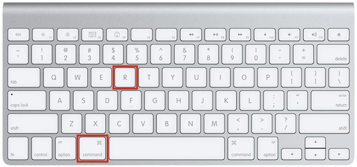 Pressione as teclas em destaque para iniciar o Mac em modo de recuperação (Foto: Reprodução/Helito Bijora)