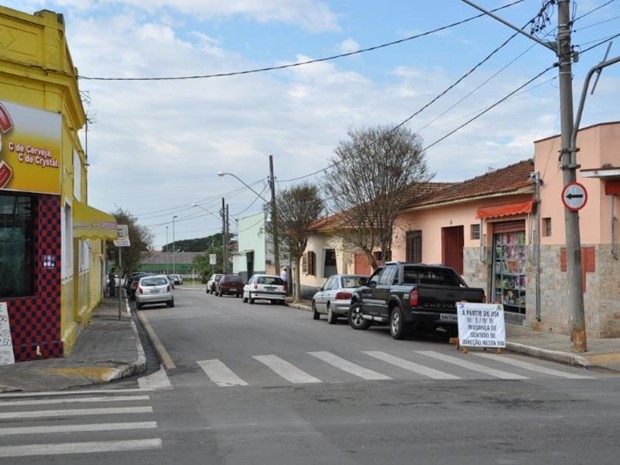 Rua foi alterada e passou a ter sentido para o Centro de Boituva (Foto: Divulgação/Prefeitura de Boituva)