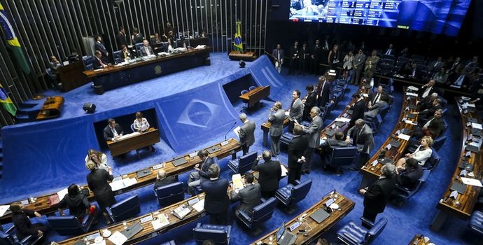 Senado faz sessão para eleger comissão do impeachment (Foto: Marcelo Camargo/Agência Brasil)