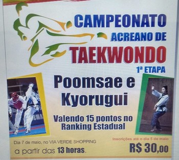 Campeonato Acreano de Taekwondo (Foto: Levy Azevedo /divulgação)
