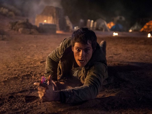 Dylan O’Brien é Thomas em cena de 'Maza Runner: Prova de fogo' (Foto: Divulgação)