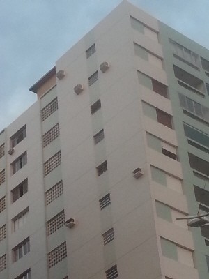 Prédio na avenida da praia em Santos (Foto: Alexandre Lopes / G1) Prédio na avenida da praia em Santos (Foto: Alexandre Lopes / G1)