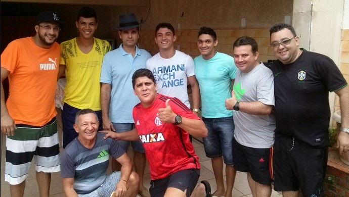 Márcio Bestene com amigos no Acre (Foto: Reprodução/Facebook) Márcio Bestene com amigos no Acre (Foto: Reprodução/Facebook)