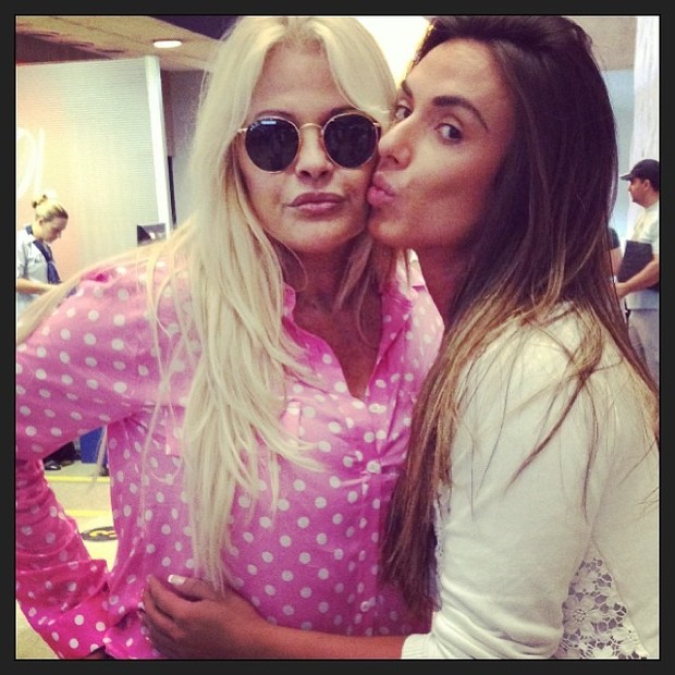 Nicole Bahls tietando Monique Evans (Foto: Reprodução/ Instagram)