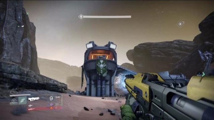 O personagem de Halo aparece em mais um easter egg em Destiny (Foto: Divulgação) O personagem de Halo aparece em mais um easter egg em Destiny (Foto: Divulgação)