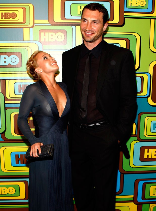 Wladimir Klitschko e a noiva Hayden Panettiere boxe (Foto: Getty Images)