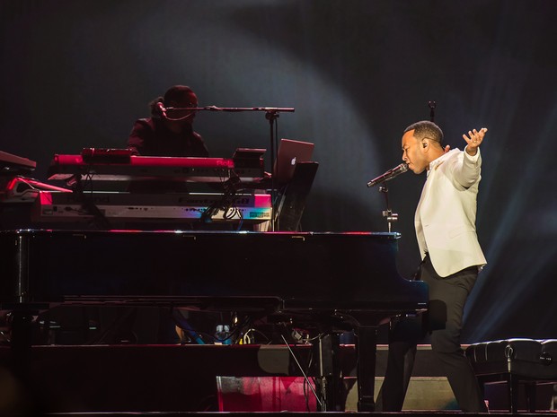 ROCK IN RIO USA: o norte-americano John Legend se apresenta no último dia de festival (Foto: Divulgação)