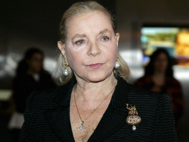 Foto da atriz  Lauren Bacall em 8 de março de 2009 (Foto: Molly Riley/Reuters)