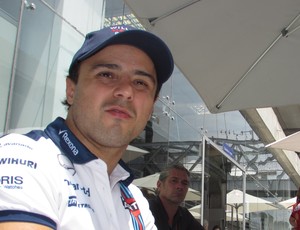 Felipe Massa no paddock de Interlagos, palco do GP do Brasil (Foto: Felipe Siqueira)