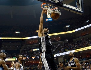 Tim Duncan NBA Spurs x Grizzlies  (Foto: Getty Images)