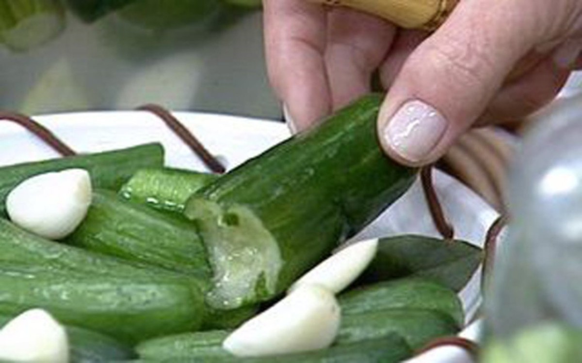 Pepino Em Conserva Receitas Gshow Gshow