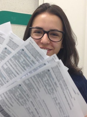 Estudantes gastam até R$ 7 mil em taxas para vestibular de medicina (Vanessa Fajardo/G1)