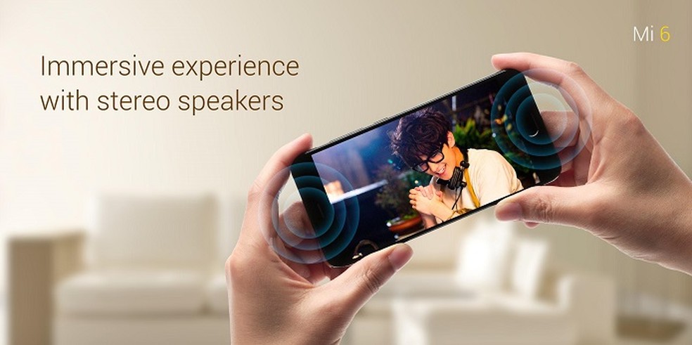 Xiaomi Mi 6 possui som estéreo, mas não tem entrada padrão para fones de ouvido (Foto: Divulgação/Xiaomi)
