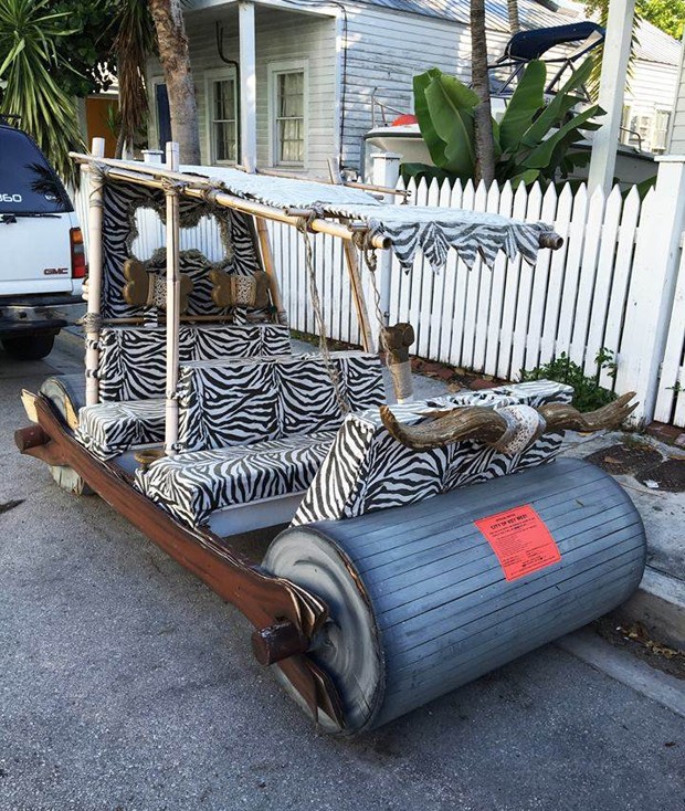 Veículo foi flagrado 'estacionado ilegalmente' em Key West (Foto: City of Key West)
