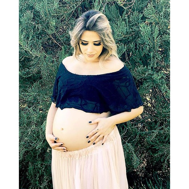 Jéssica Costa mostra barrigão de grávida (Foto: Instagram/Reprodução)