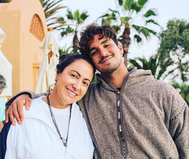 Simone Medina e o filho Gabriel Medina (Foto: Reprodução/Instagram)