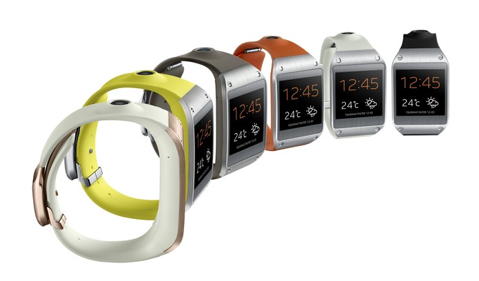 Todas as cores do Galaxy Gear (Foto: Divulgação)