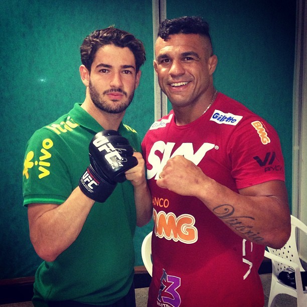 Alexandre Pato e Vitor Belfort (Foto: Reprodução/Instagram)