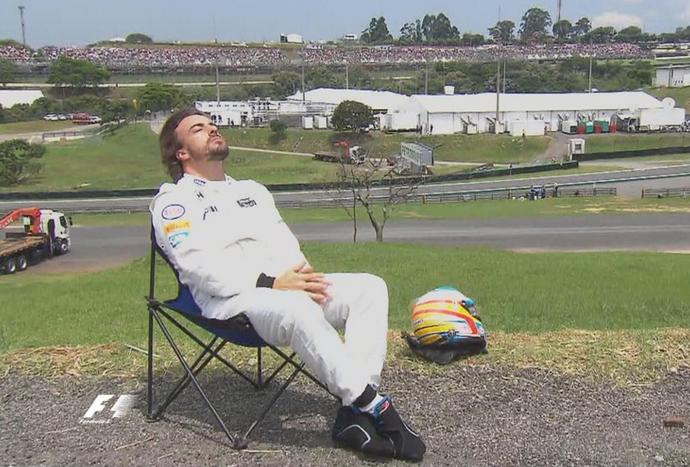 Alonso, fórmula 1, GP de Interlagos (Foto: Reprodução Twitter)