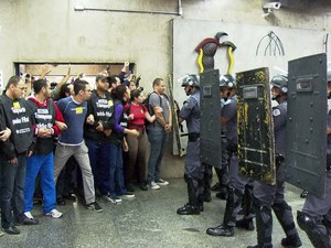 GNews - Greve de metroviários em SP (Foto: globonews)