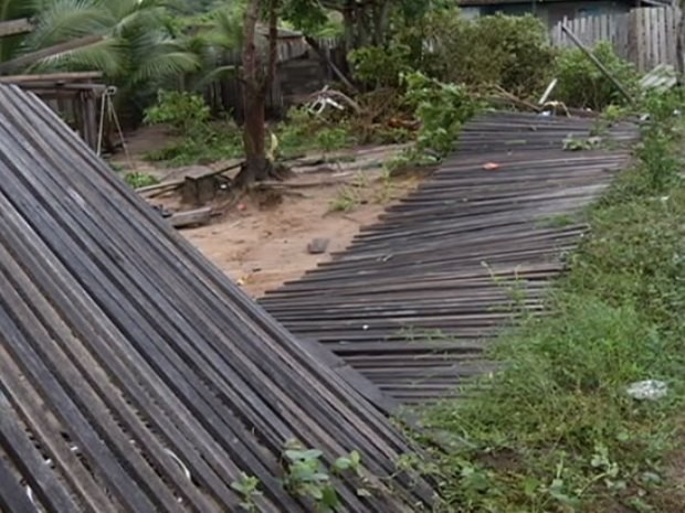 tempestade santarém (Foto: Reprodução/ TV Tapajós)