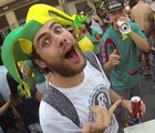 VÍDEO: G1 circula de bike
em SP na hora do jogo do Brasil (g1)