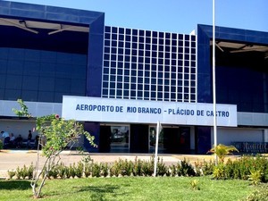 aeroporto Rio Branco (Foto: Yuri Marcel/G1)