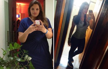 Francisca Cruzolini emagreceu mais de 40 kg após vencer depressão (Foto: Arquivo pessoal/Francisca Cruzolini)
