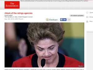 The Economist repercutiu o rebaixamento do Brasil (Foto: Reprodução/The Economist)