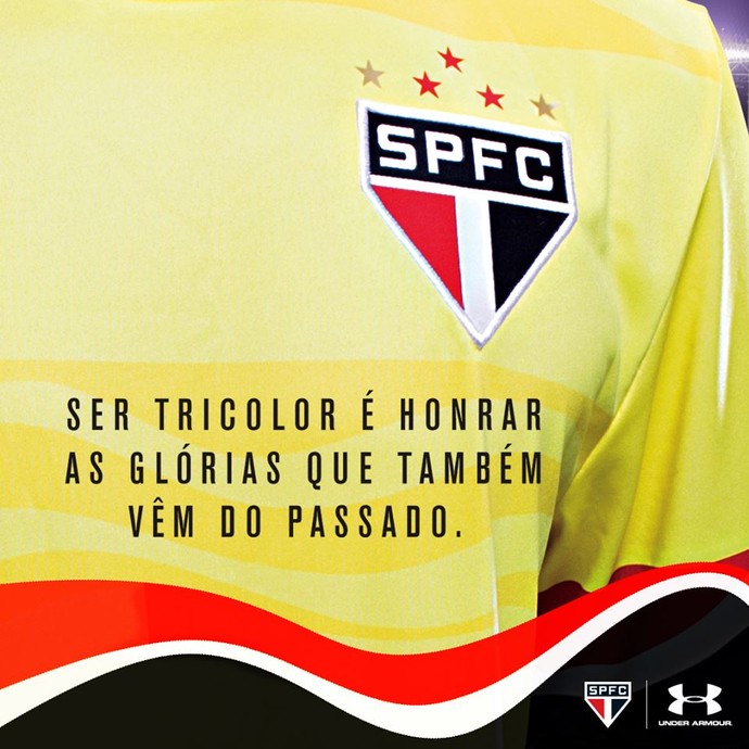 Camisa 3 São Paulo Amarela (Foto: Reprodução/Facebook)