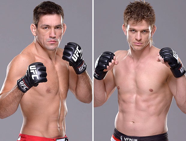 Montagem UFC - Demian Maia e Mike Pyle (Foto: Editoria de arte)