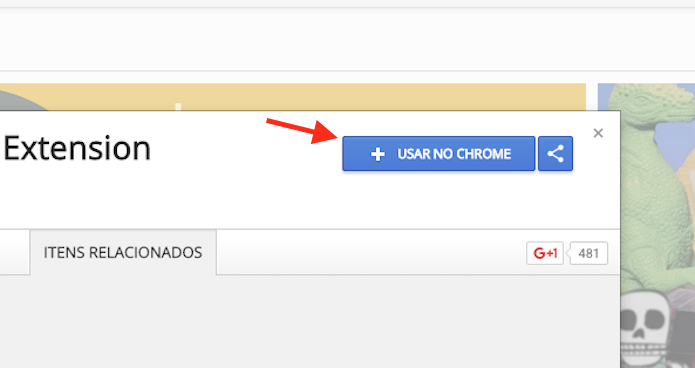 Opção para preparar o download da extensão ImprovedTube para o Google Chrome (Foto: Reprodução/Marvin Costa)