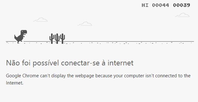 Tá sem internet ? O DINOSSAURO do Google Chrome te ajuda a passar