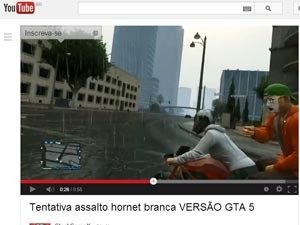 Vídeo de ladrão baleado tem versão com GTA e anão roubando bicicleta Gta