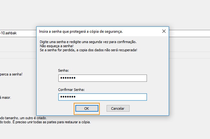 Insira uma senha difícil de ser descoberta (Foto: Reprodução)
