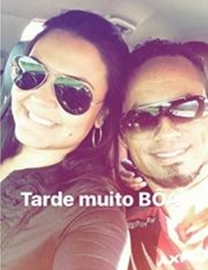 Mulher de Bruno faz postagem no Instagram com referência ao Boa Esporte (Foto: Reprodução / Instagram)